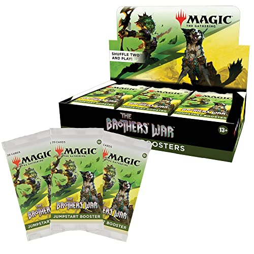 Magic: the Gathering the Brothers War Jumpstart Booster Box 18 Packs