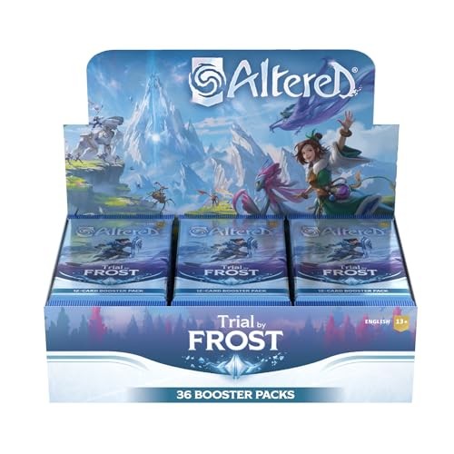 Equinox Altered Trial by Frost 36-Pack Booster Display - Unique Deck Building, Strategic Non-Combat Gameplay, Collectible Trading Card Game, Ages 13+,