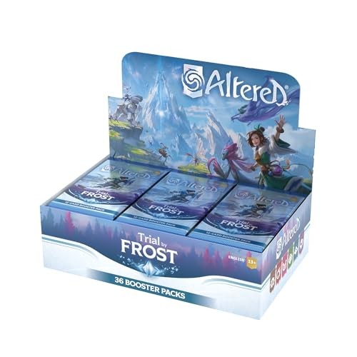 Equinox Altered Trial by Frost 36-Pack Booster Display - Unique Deck Building, Strategic Non-Combat Gameplay, Collectible Trading Card Game, Ages 13+,