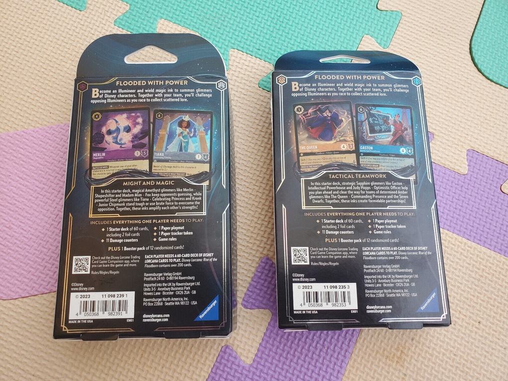 Disney Lorcana: RIse of the Floodborn Starter Deck - Amethyst & Steel
