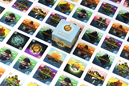 Lucky Duck Games Tranquility Board Game - Set Sail for Paradise in This Silent Cooperative Adventure! Strategy Game, Family Game for Kids and Adults,