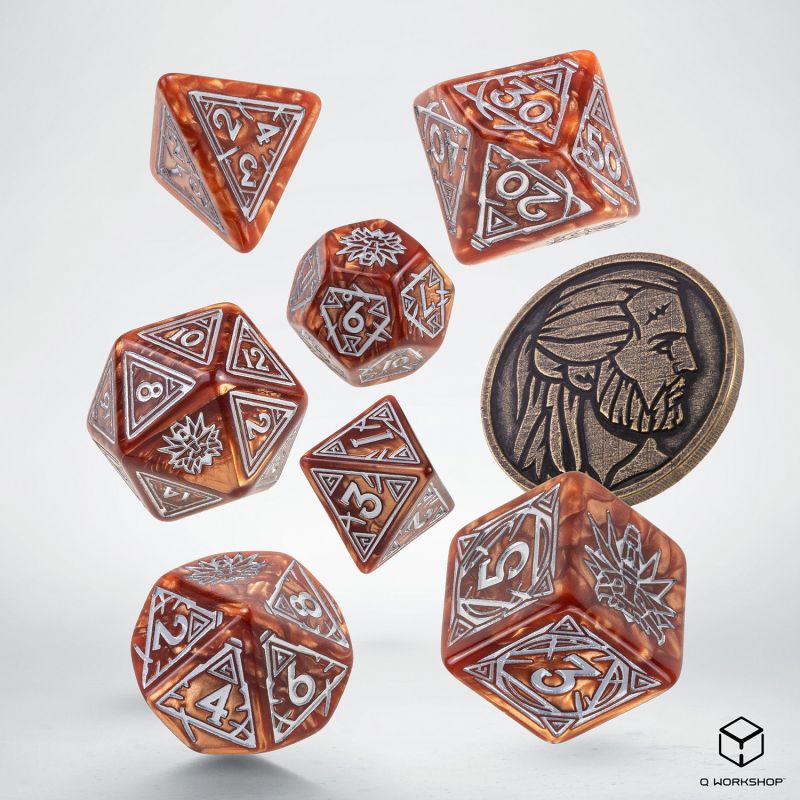 The Witcher Dice Set: Geralt - The White Wolf (copy)
