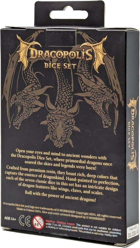 Call of Cthulhu 7th Edition Black & green Dice Set (copy)