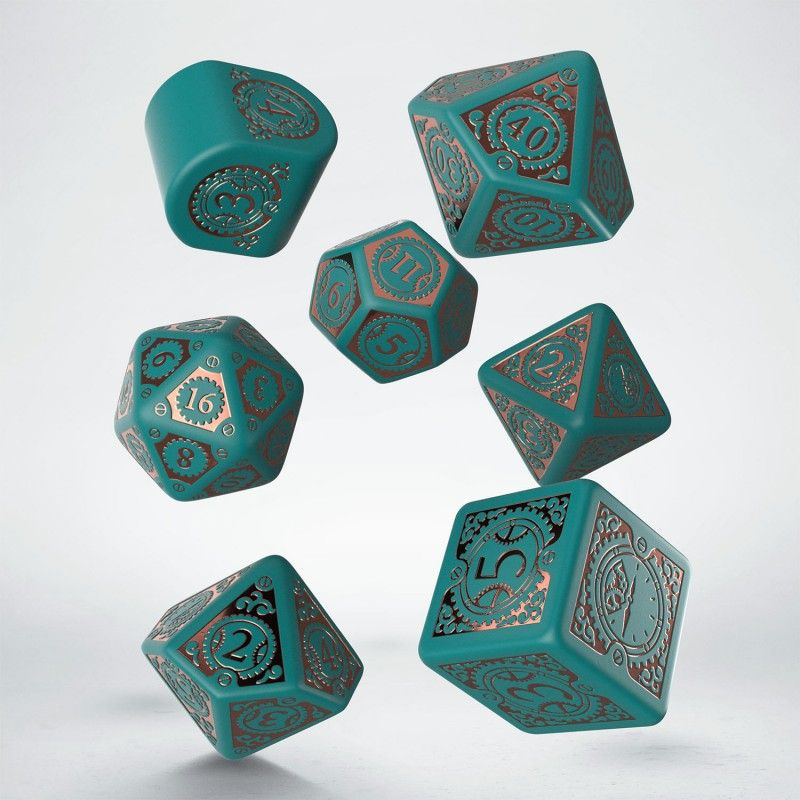 Runic Bottle-green & gold Dice Set (copy)