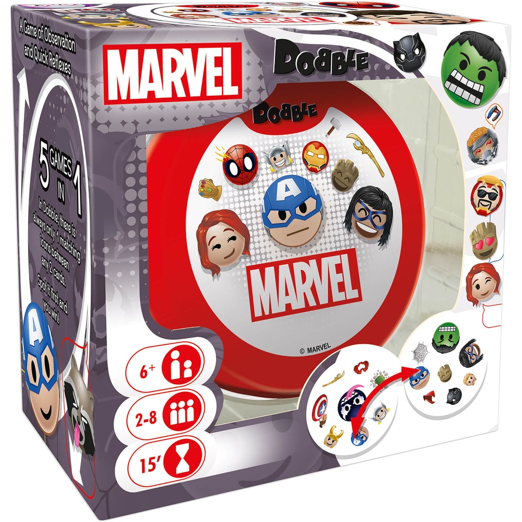 Dobble Marvel Emoji Game