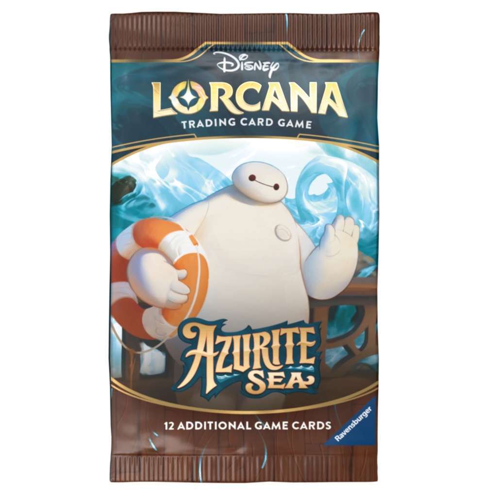 Disney Lorcana Trading Card Game Azurite Sea Booster Packs CDU (24 Packs)