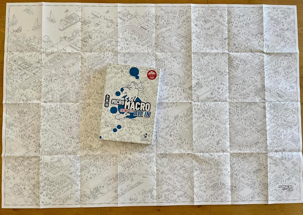 MicroMacro: Crime City - All in   Murder Mystery and Detective Game   16 Search and Find Detective Cases   Cooperative Board Games for Teens and Adult