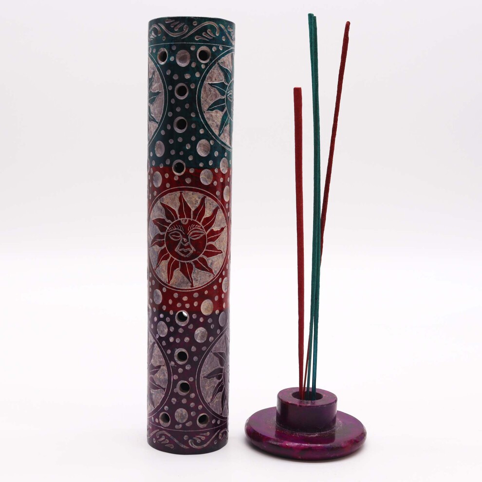 Soapstone Incense Holders Soapstone Round Tower Incense Holder Suns