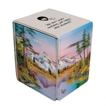 Ultra Pro - Alcove Flip Deck Box - Bob Ross Mighty Mountain Lake