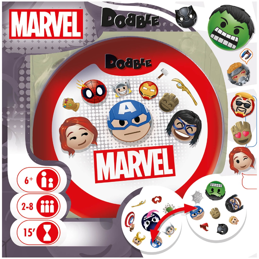 Dobble Marvel Emoji Game