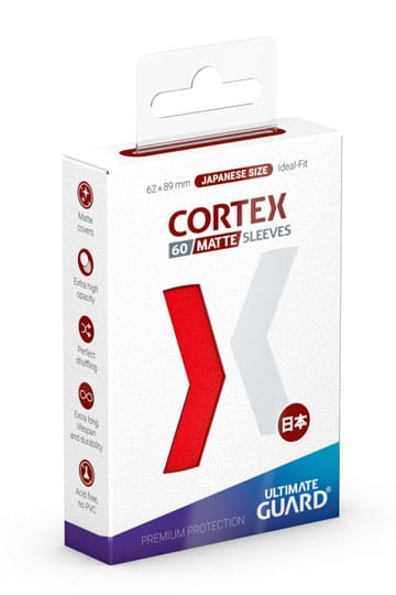 Ultimate Guard: Cortex Japanese Sleeves Matte Red