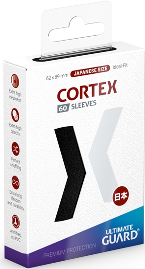Ultimate Guard: Cortex Japanese Sleeves Black