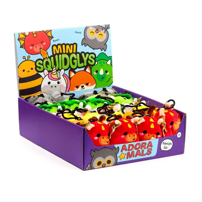 Squidglys Adoramals Plush Keyring