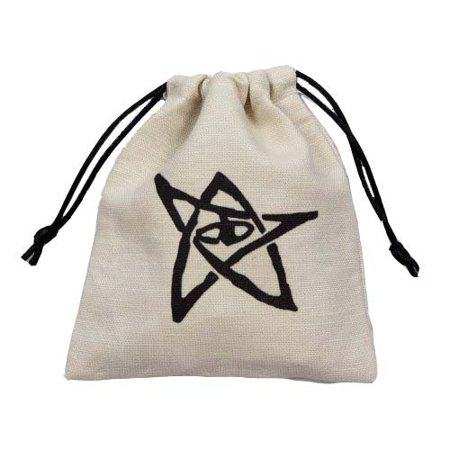 Call of Cthulhu Beige & black Dice Bag