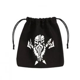 Dwarven Black & White Dice Bag