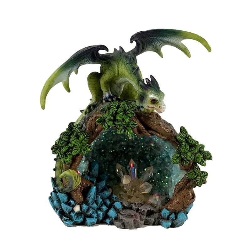Sweet Dreams Baby Dragon LED Woodland Crystal Den