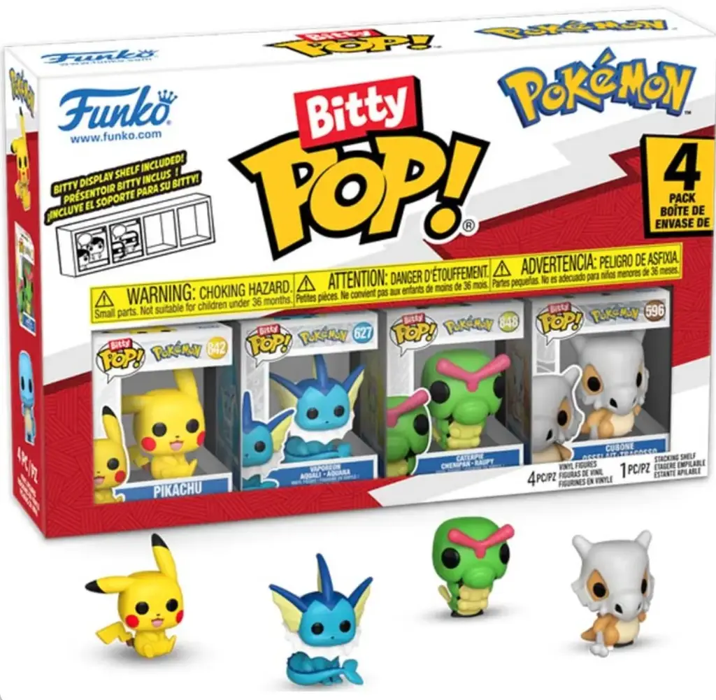 Funko Bitty Pop! Pokémon (Pikachu 4PK)