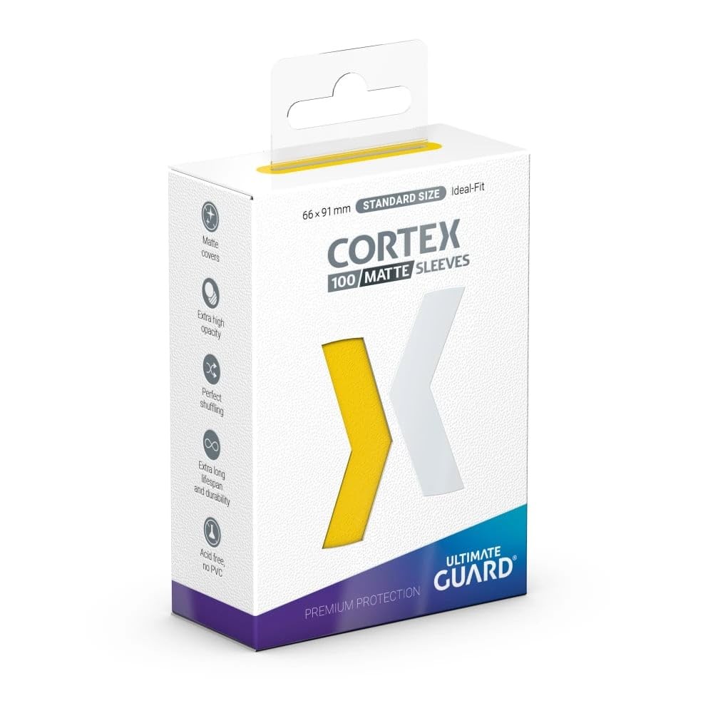 Ultimate Guard: Cortex Standard Sleeves Matte Yellow