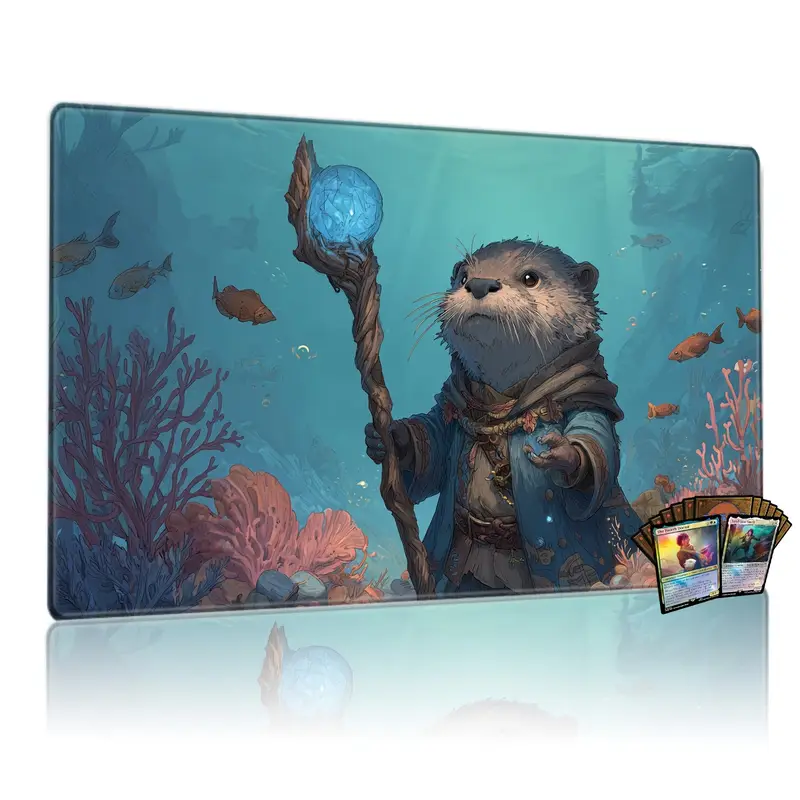 Playmat - Otter Mage Underwater
