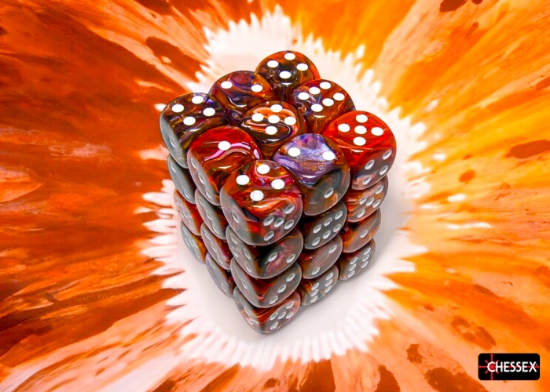 Chessex - Festive 12mm D6 Dice Block - Symphony