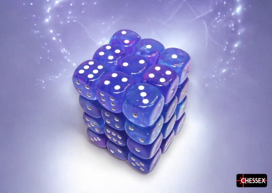 Chessex - Nebula 12mm D6 Dice Block - Aura