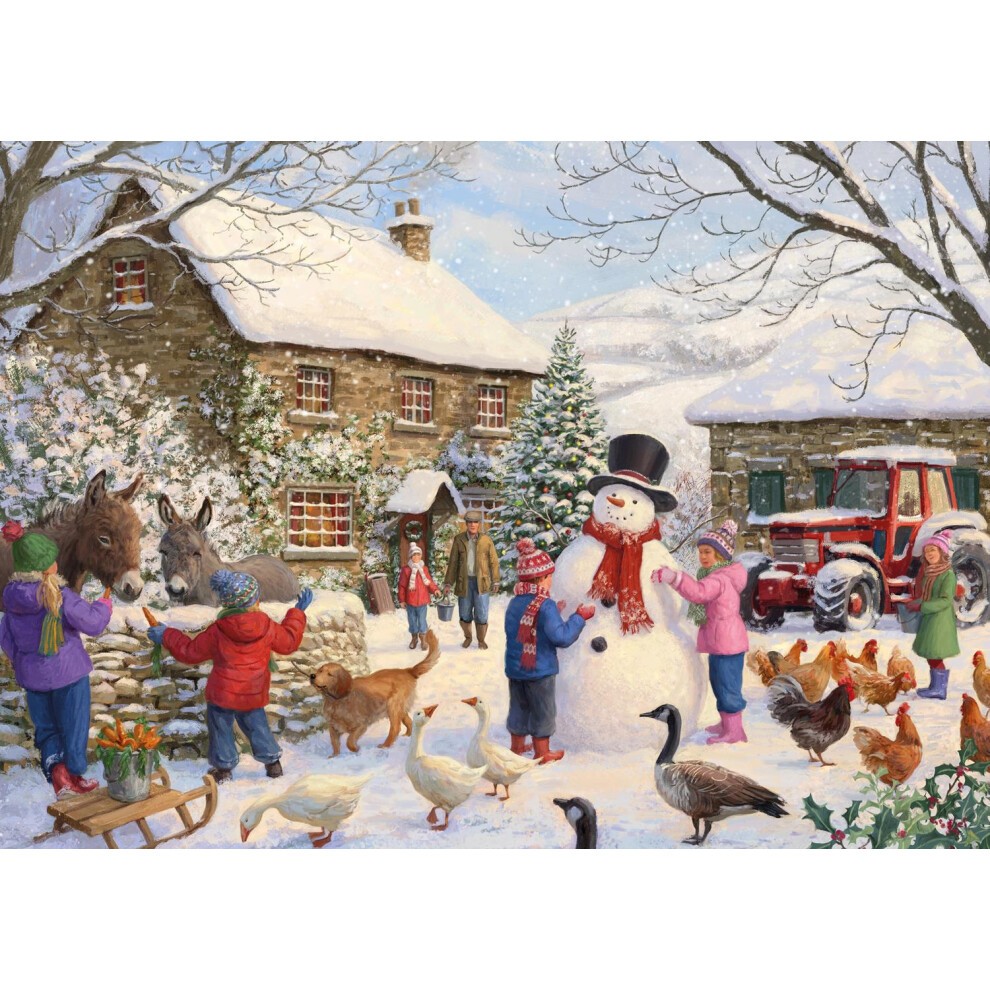 Otter House Christmas at the Farm Jigsaw Puzzle (1000 Pieces)
