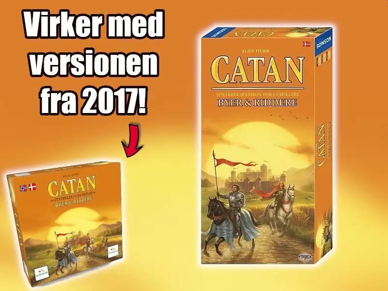 Catan: Cities & Knights – 5-6 Player Extension (DANISH)