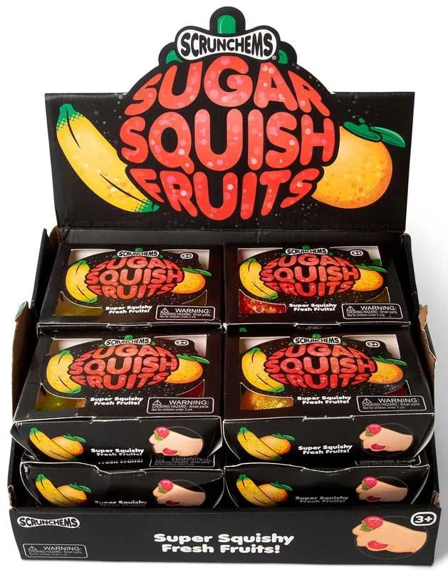 SCRUNCHEMS SUGAR SQUISH FRUITS