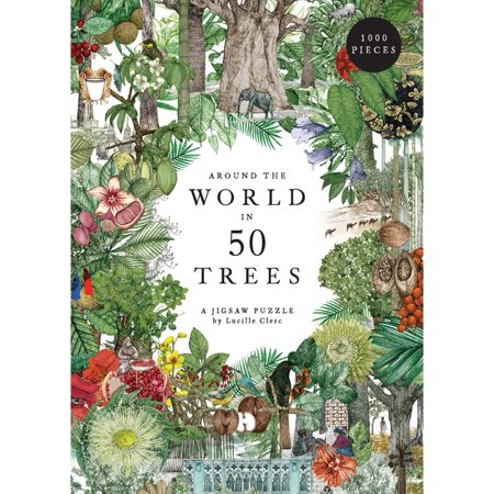 Around the World in 50 Trees 1000 Piece Puzzle