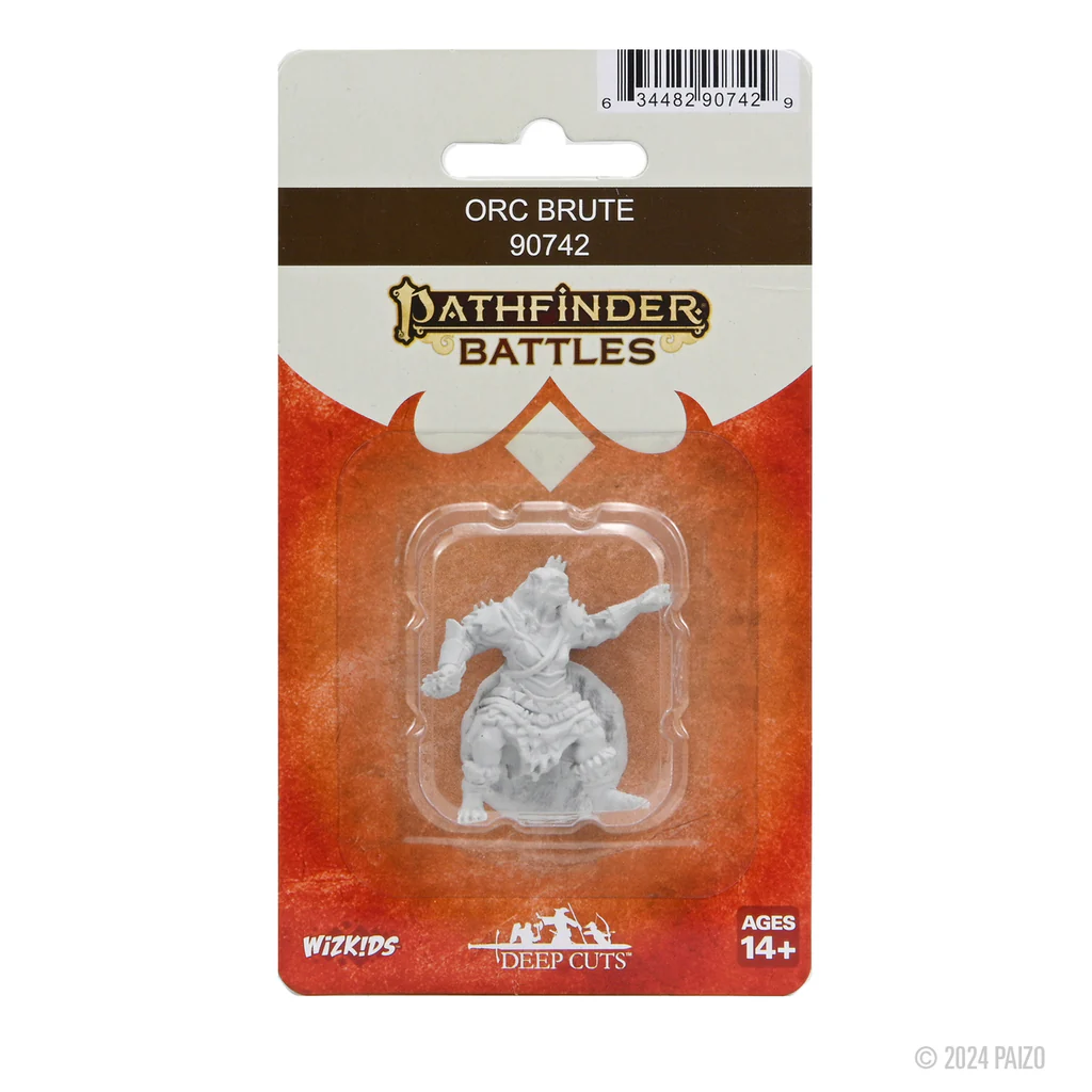 D&D Nolzur's Marvelous Miniatures Unpainted Miniature Orc Brute