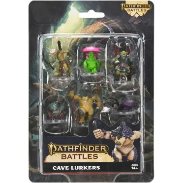 Pathdfinder Battles: Pre-Painted Miniatures: 6-Pack Cave Lurkers Boxed Set