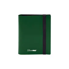 Ultra Pro 2 Pocket Binder - Forest Green