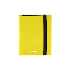 Ultra Pro 2 Pocket Binder - Lemon Yellow