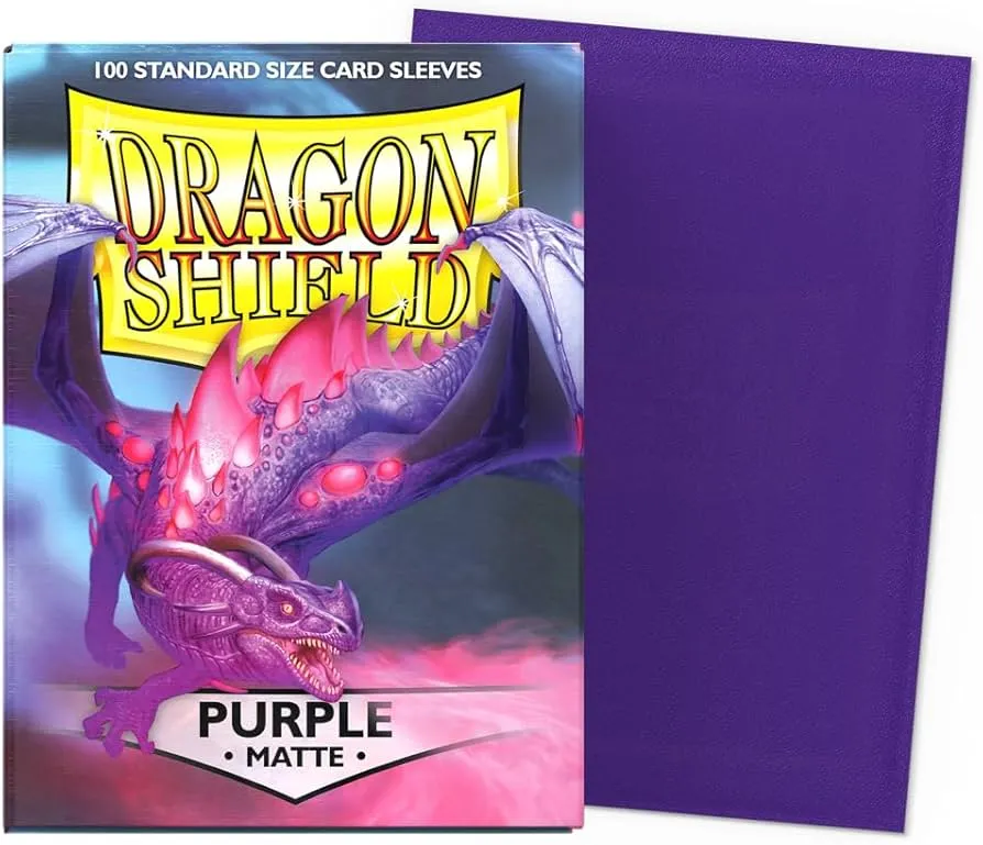 DS - Matte Standard Sleeves 100pk - Purple