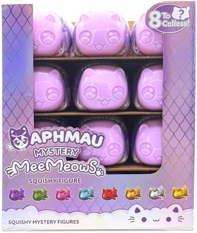 Aphmau Mystery MeeMeow Squishies Figures Dragons Assorted