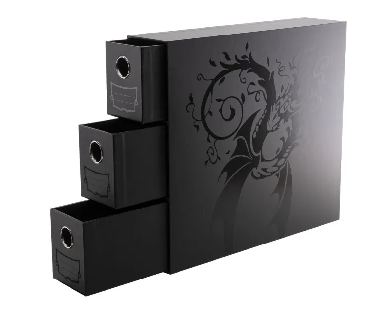 DS - Fortress Card Drawers: 3 Drawer - Black