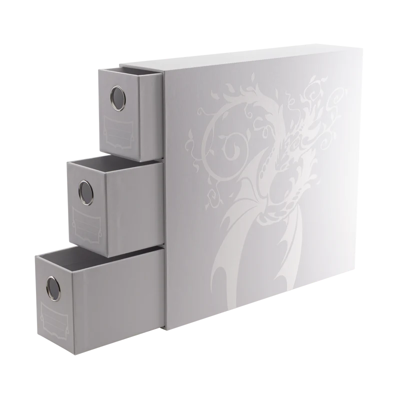 DS - Fortress Card Drawers: 3 Drawer - White
