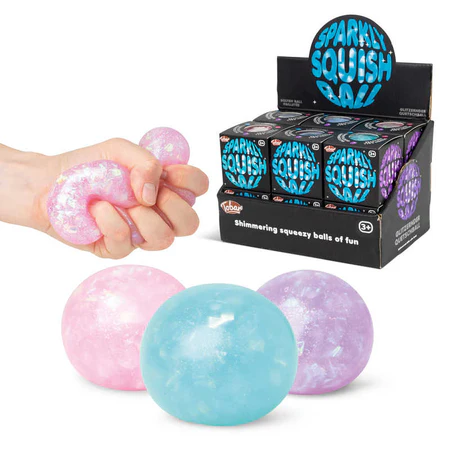 SCRUNCHEMS SPARKLY SQUISH BALL ASSORTED