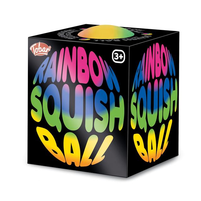 Rainbow Squish Ball