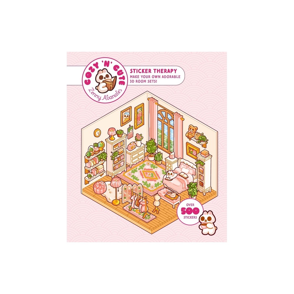 Cute 'n' Cozy Sticker Therapy by Zenny Abanales