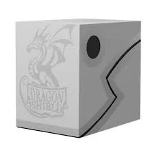 Ashen White Dragon Shield Double Deck Box
