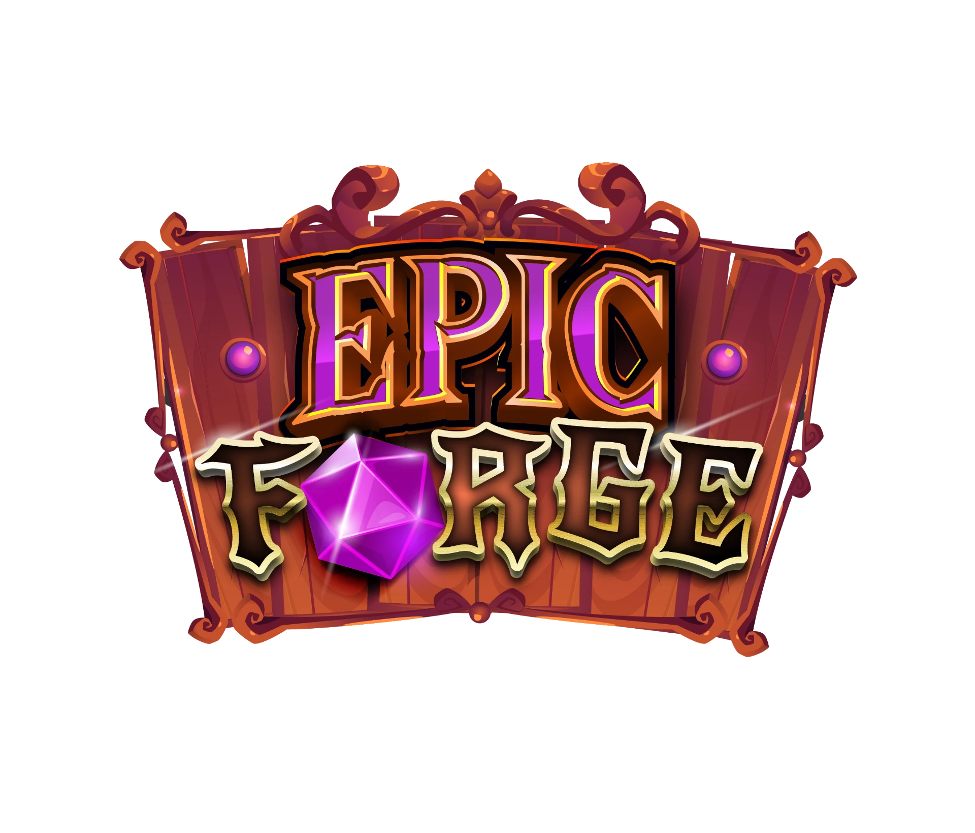 Epic Forge - Rectangle Red Dice Tray