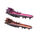 Geode Crystal Dragon Outcrop Ashcatcher Incense Stick Burner