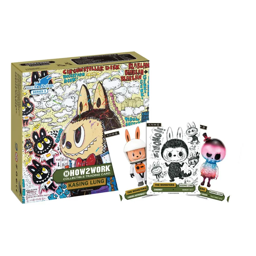 Labubu Collectible Trading Cards - The Monsters Series 3 - Box (10 Packs)