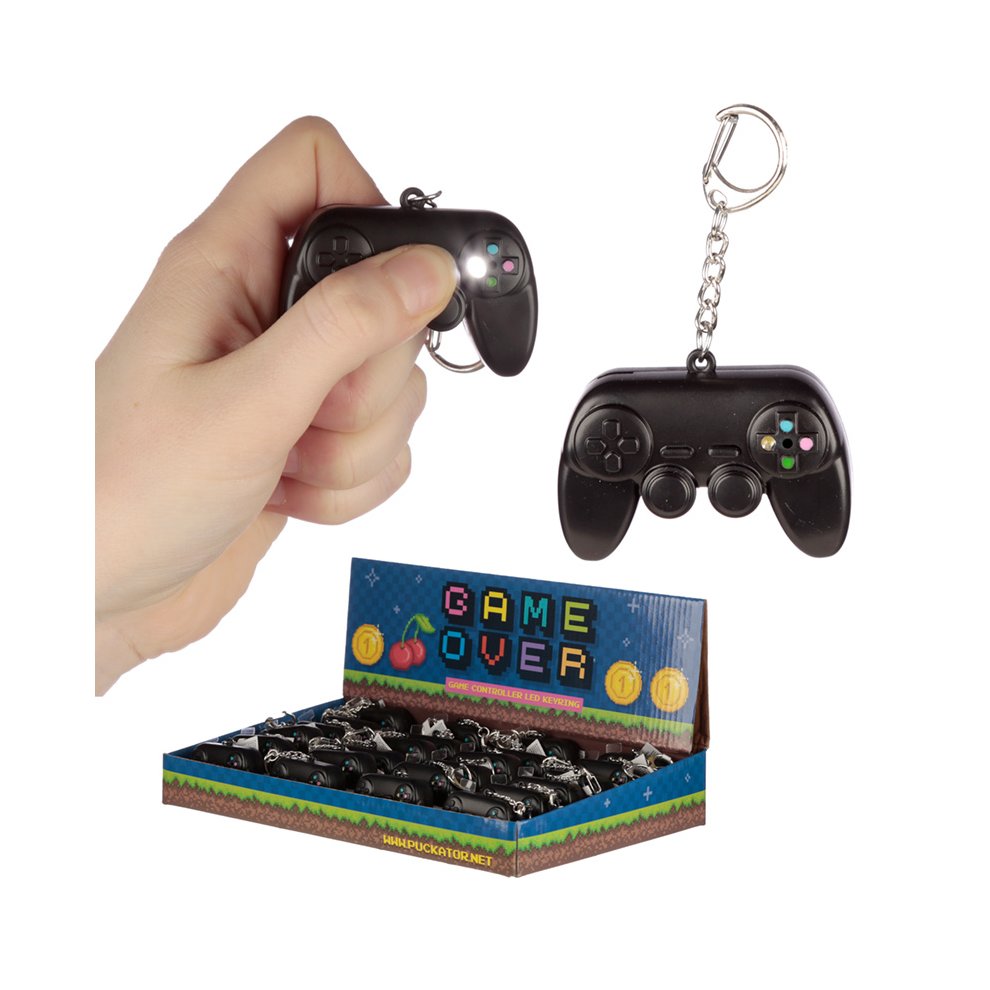 Game Over LED Keyring with Sound 
