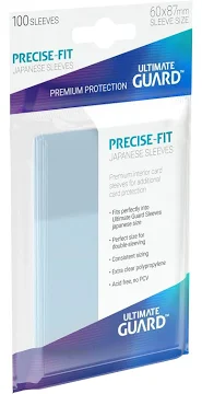Ultimate Guard: Precise-Fit Japanese Sleeves Transparent
