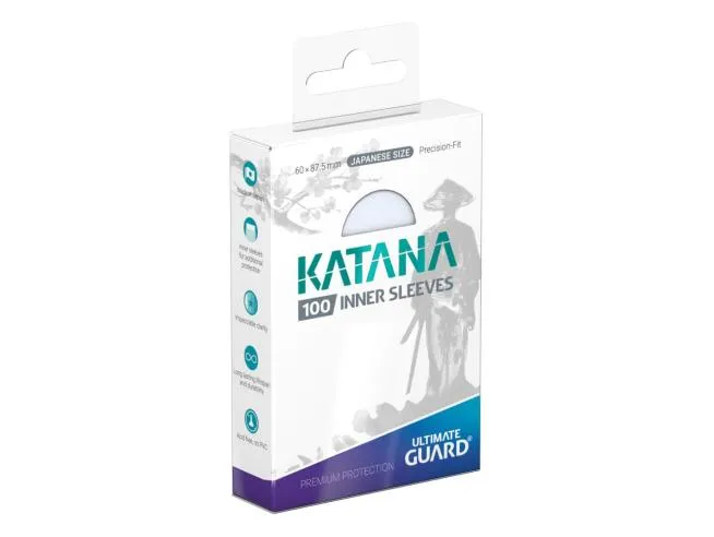Ultimate Guard: Katana Japanese Sleeves Transparent