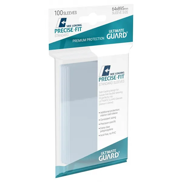 Ultimate Guard: Side-Loading Standard Sleeves Transparent