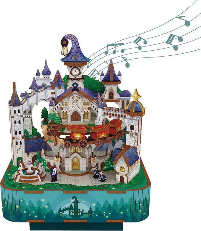 Magical Castle - 3D Puzzle Music Box