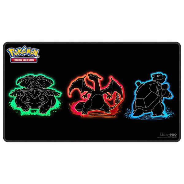 Pokemon Foil Playmat Neon Kanto